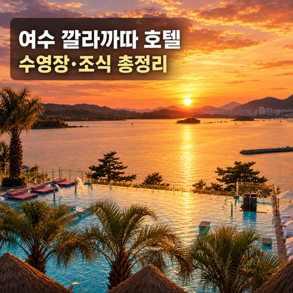 여수 깔라까따 호텔앤리조트 조식·수영장 가격과 시간, 체크인부터 바베큐까지 총정리 숙소 사진