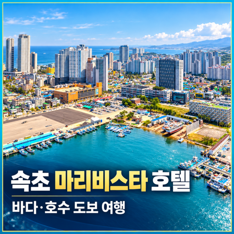 속초 마리비스타 호텔 가격·조식 후기｜속초해수욕장과 청초호 도보 숙소